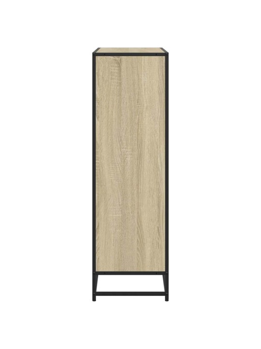 RAAMATUALUS, SONOMA TAMM, 97,5X33X107,5 CM, TEHISPUIT JA METALL