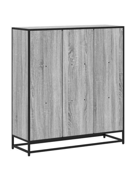 RAAMATUALUS, HALL SONOMA, 97,5X33X107,5 CM, TEHISPUIT JA METALL