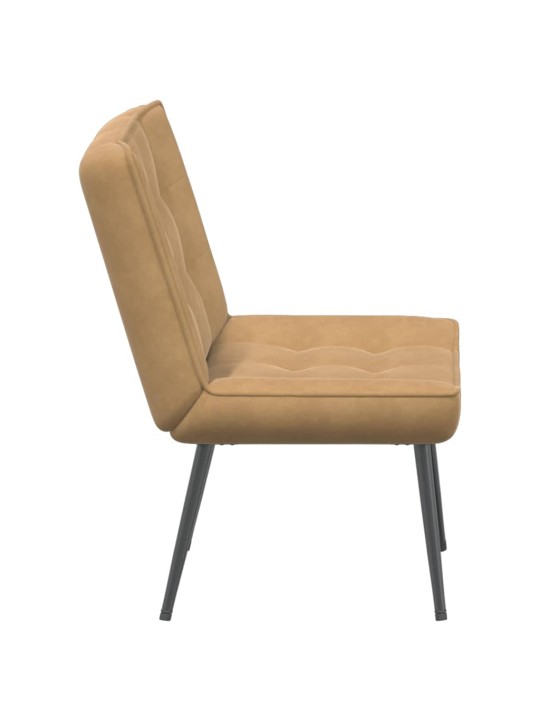 LÕÕGASTAV TOOL PRUUN 64X74X84 CM VELVET