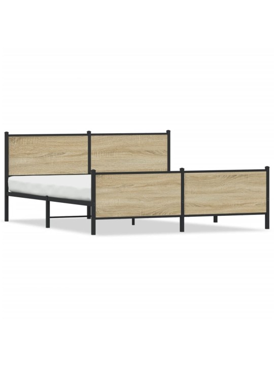 METALLIST VOODIRAAM ILMA MADRATSITA SONOMA TAMM 193X203 CM