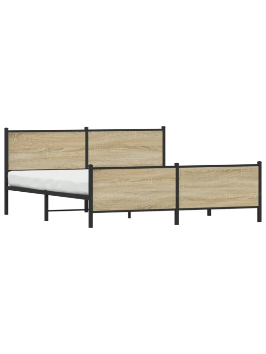 METALLIST VOODIRAAM ILMA MADRATSITA SONOMA TAMM 193X203 CM