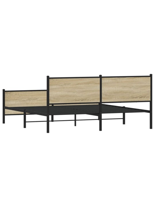METALLIST VOODIRAAM ILMA MADRATSITA SONOMA TAMM 193X203 CM