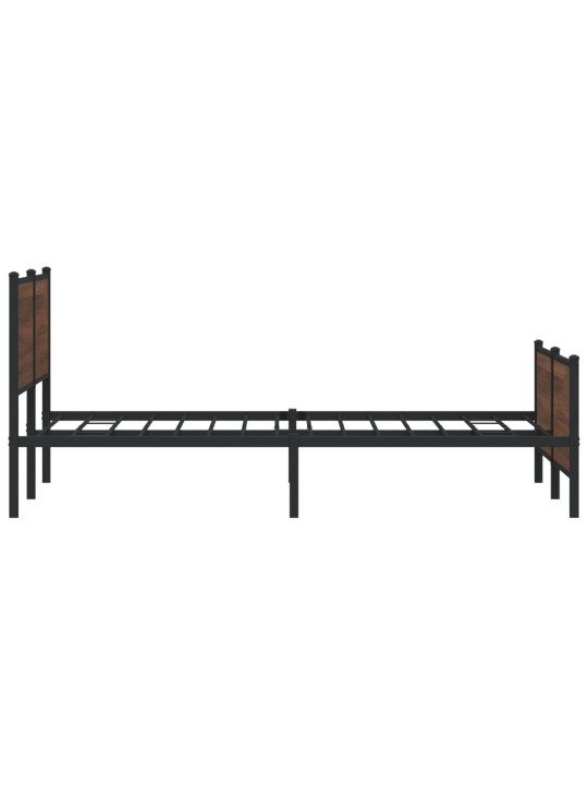 METALLIST VOODIRAAM ILMA MADRATSITA PRUUN TAMM 183X213 CM