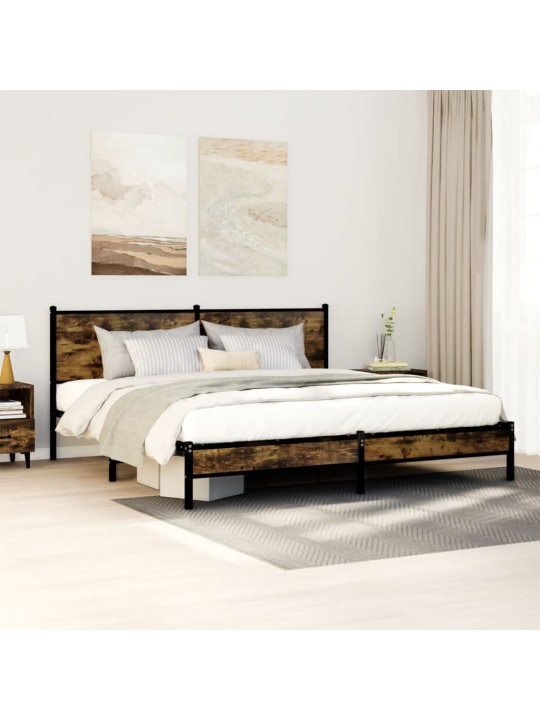 METALLIST VOODIRAAM ILMA MADRATSITA SUITSUTATUD TAMM 183X213 CM
