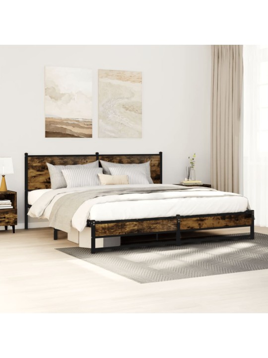 METALLIST VOODIRAAM ILMA MADRATSITA SUITSUTATUD TAMM 183X213 CM