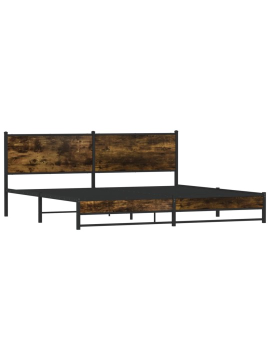 METALLIST VOODIRAAM ILMA MADRATSITA SUITSUTATUD TAMM 193X203 CM