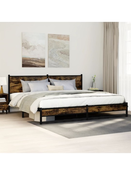 METALLIST VOODIRAAM ILMA MADRATSITA SUITSUTATUD TAMM 193X203 CM