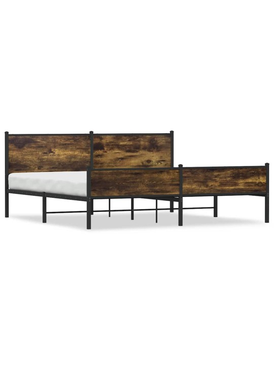 METALLIST VOODIRAAM ILMA MADRATSITA SUITSUTATUD TAMM 193X203 CM