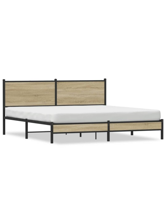 METALLIST VOODIRAAM ILMA MADRATSITA SONOMA TAMM 183X213 CM
