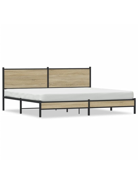 METALLIST VOODIRAAM ILMA MADRATSITA SONOMA TAMM 193X203 CM