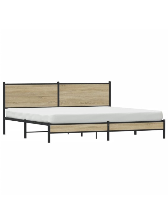METALLIST VOODIRAAM ILMA MADRATSITA SONOMA TAMM 193X203 CM