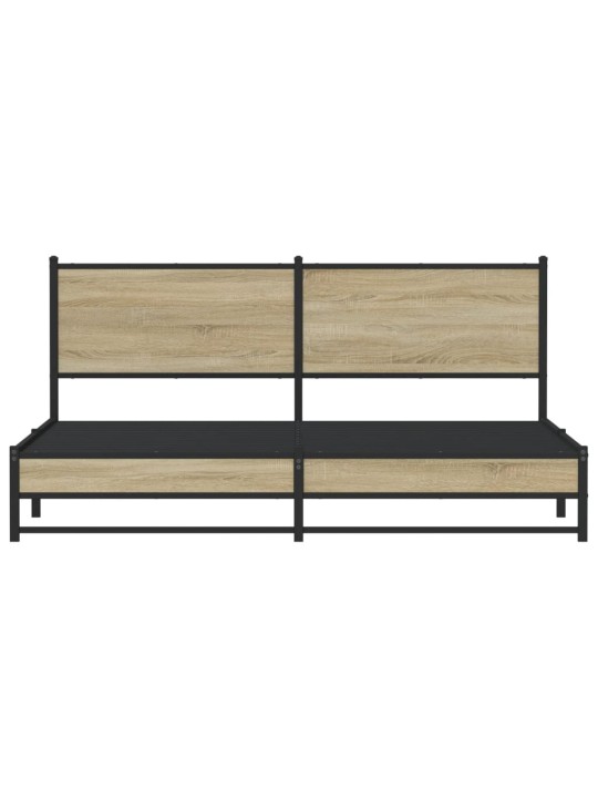 METALLIST VOODIRAAM ILMA MADRATSITA SONOMA TAMM 183X213 CM