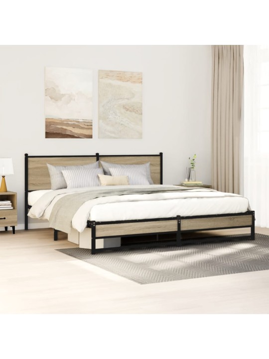 METALLIST VOODIRAAM ILMA MADRATSITA SONOMA TAMM 183X213 CM
