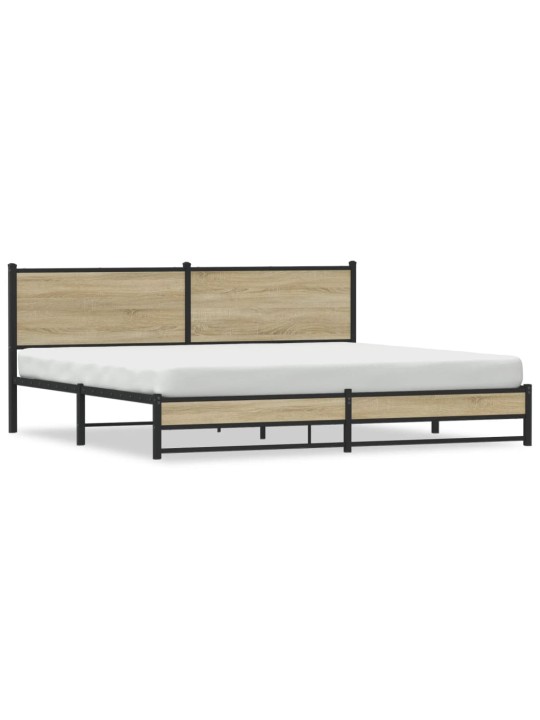 METALLIST VOODIRAAM ILMA MADRATSITA SONOMA TAMM 193X203 CM