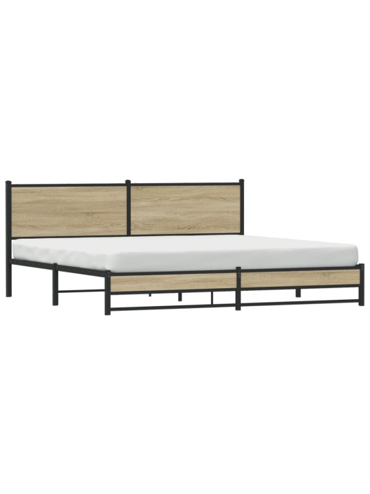 METALLIST VOODIRAAM ILMA MADRATSITA SONOMA TAMM 193X203 CM