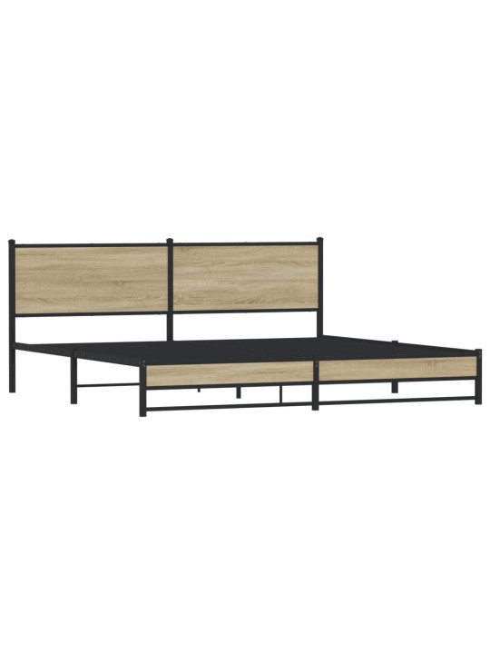 METALLIST VOODIRAAM ILMA MADRATSITA SONOMA TAMM 193X203 CM