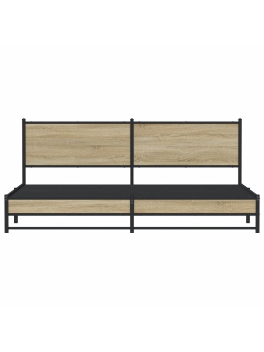 METALLIST VOODIRAAM ILMA MADRATSITA SONOMA TAMM 193X203 CM
