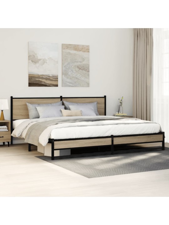 METALLIST VOODIRAAM ILMA MADRATSITA SONOMA TAMM 193X203 CM
