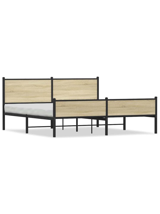 METALLIST VOODIRAAM ILMA MADRATSITA SONOMA TAMM 183X213 CM