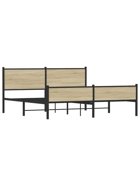METALLIST VOODIRAAM ILMA MADRATSITA SONOMA TAMM 183X213 CM