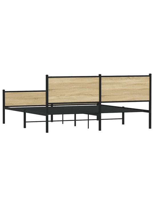METALLIST VOODIRAAM ILMA MADRATSITA SONOMA TAMM 183X213 CM