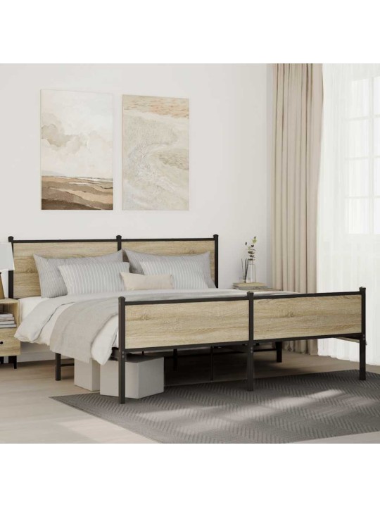 METALLIST VOODIRAAM ILMA MADRATSITA SONOMA TAMM 183X213 CM