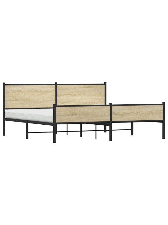 METALLIST VOODIRAAM ILMA MADRATSITA SONOMA TAMM 193X203 CM