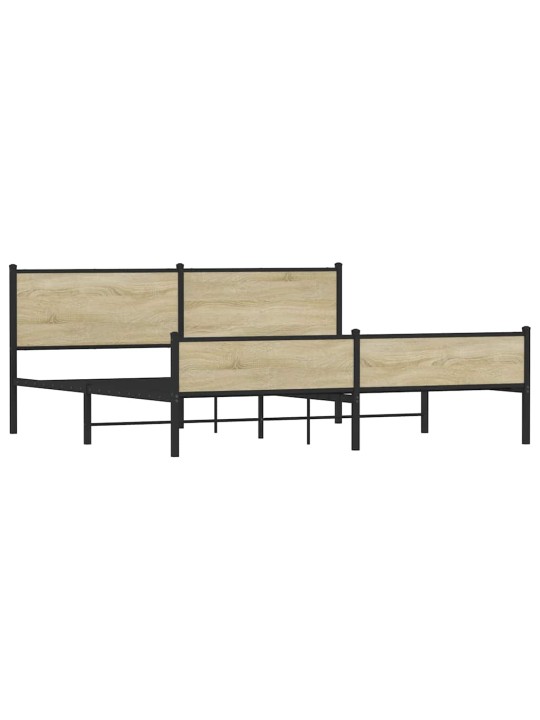 METALLIST VOODIRAAM ILMA MADRATSITA SONOMA TAMM 193X203 CM