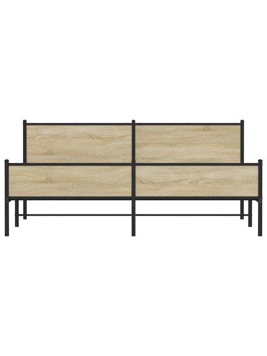 METALLIST VOODIRAAM ILMA MADRATSITA SONOMA TAMM 193X203 CM