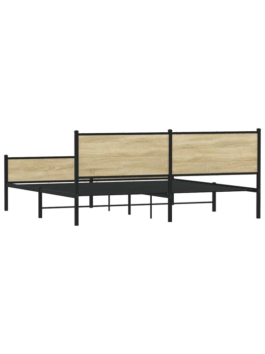 METALLIST VOODIRAAM ILMA MADRATSITA SONOMA TAMM 193X203 CM