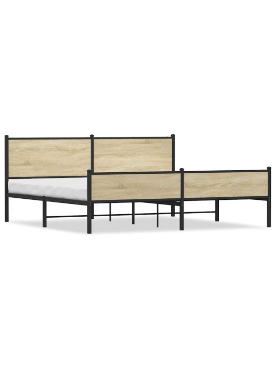 METALLIST VOODIRAAM ILMA MADRATSITA SONOMA TAMM 200X200 CM