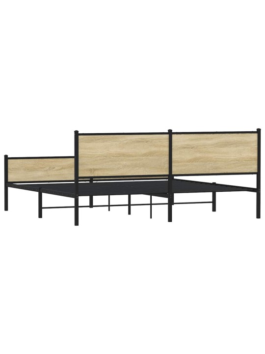 METALLIST VOODIRAAM ILMA MADRATSITA SONOMA TAMM 200X200 CM