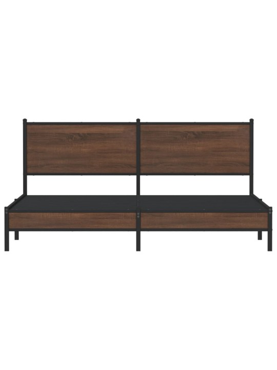 METALLIST VOODIRAAM ILMA MADRATSITA PRUUN TAMM 183X213 CM