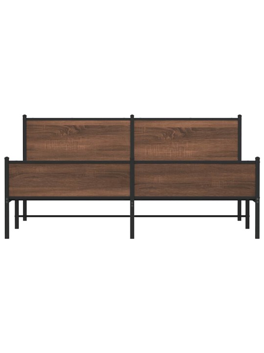 METALLIST VOODIRAAM ILMA MADRATSITA PRUUN TAMM 183X213 CM