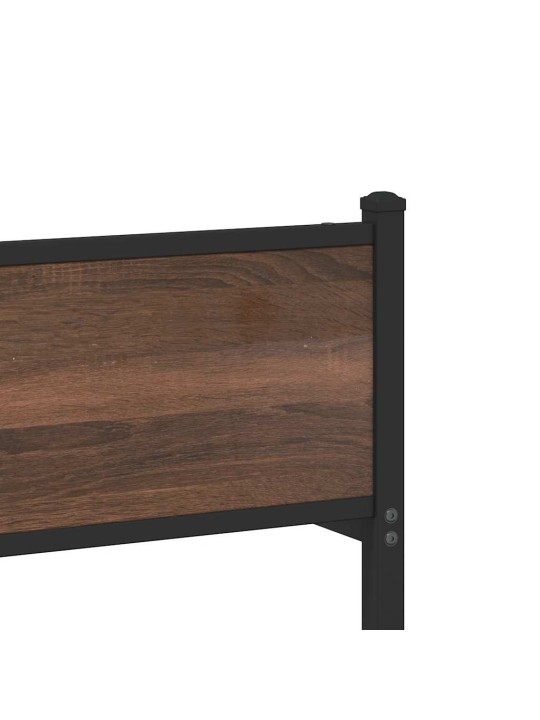 METALLIST VOODIRAAM ILMA MADRATSITA PRUUN TAMM 183X213 CM