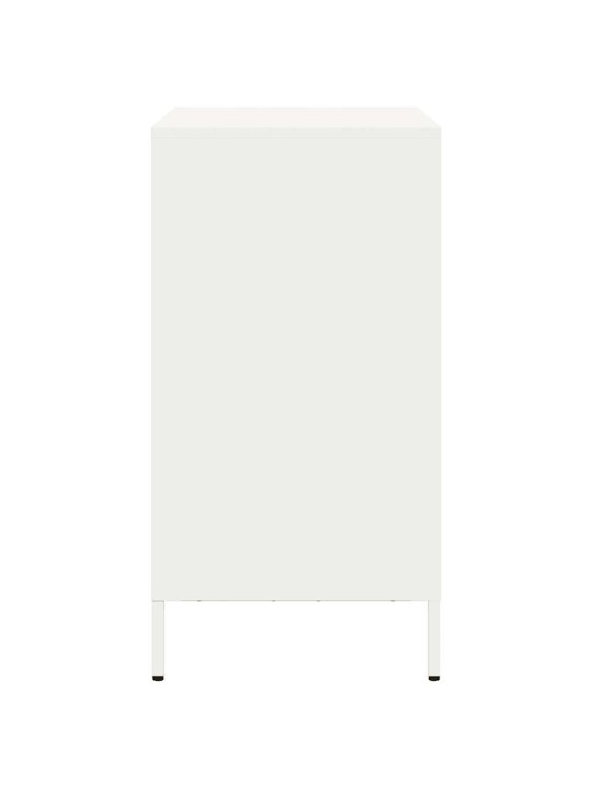 PUHVETKAPP VALGE 68X39X73,5 CM KÜLMVALTSITUD TERAS