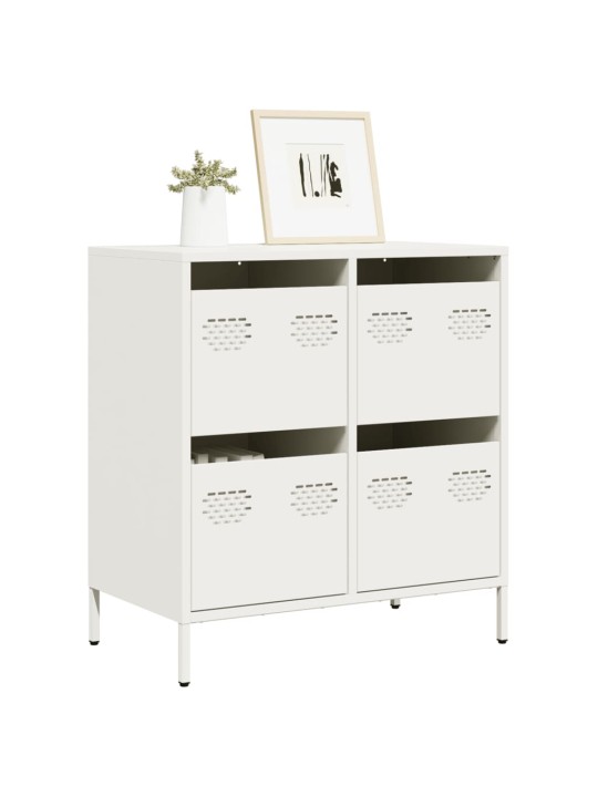 PUHVETKAPP VALGE 68X39X73,5 CM KÜLMVALTSITUD TERAS
