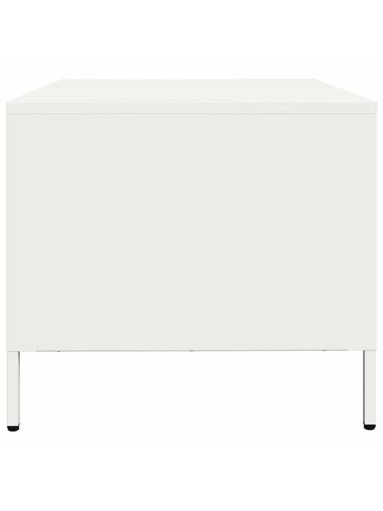 DIIVANILAUD VALGE 101,5X50X43,5 CM KÜLMVALTSITUD TERAS