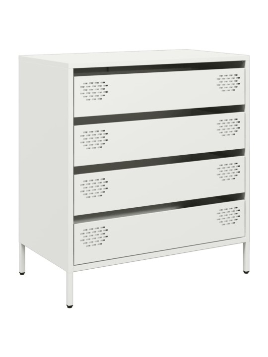 PUHVETKAPP VALGE 68X39X73,5 CM KÜLMVALTSITUD TERAS