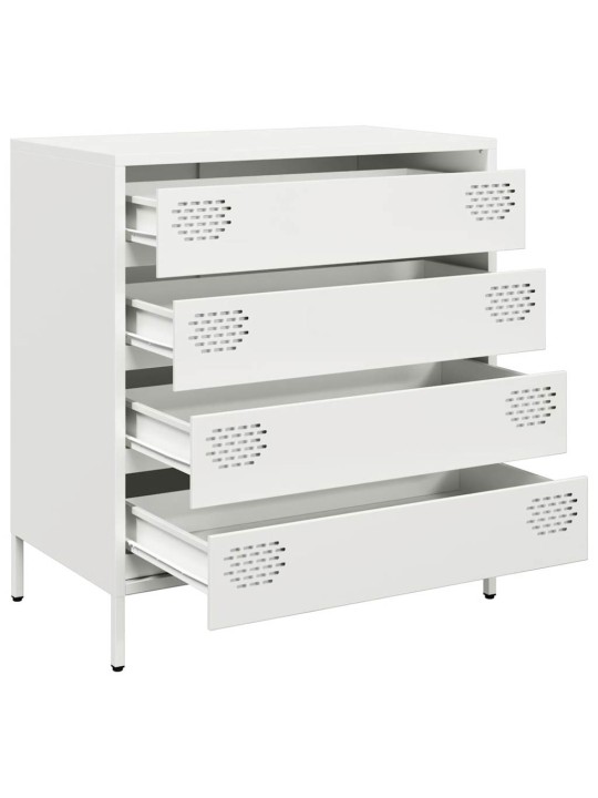PUHVETKAPP VALGE 68X39X73,5 CM KÜLMVALTSITUD TERAS