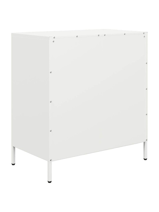 PUHVETKAPP VALGE 68X39X73,5 CM KÜLMVALTSITUD TERAS