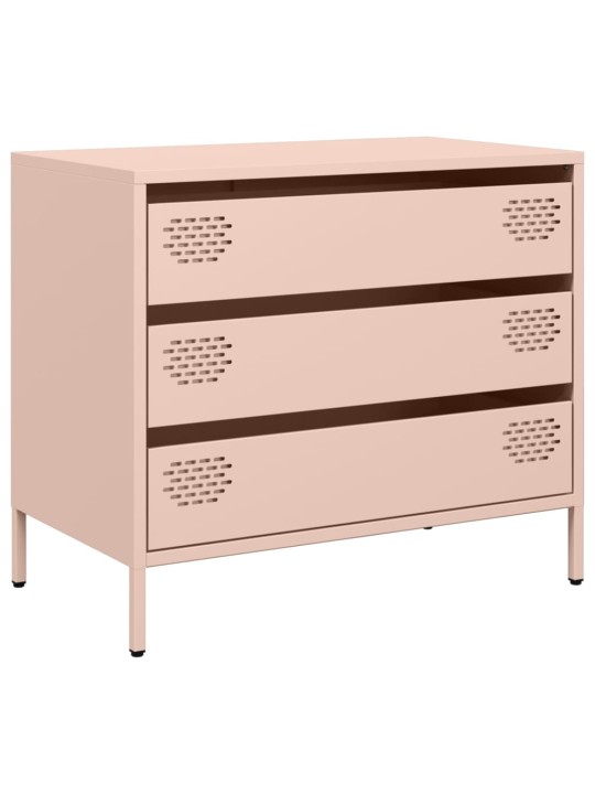 PUHVETKAPP ROOSA 68X39X58,5 CM KÜLMVALTSITUD TERAS