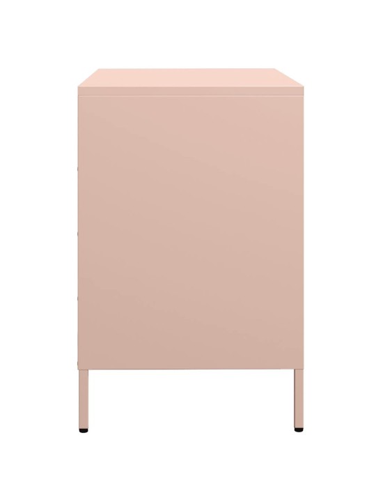 PUHVETKAPP ROOSA 68X39X58,5 CM KÜLMVALTSITUD TERAS
