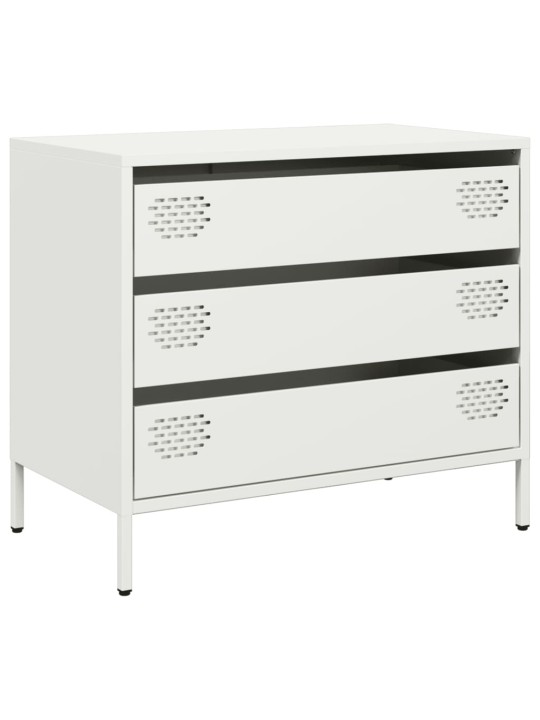 PUHVETKAPP VALGE 68X39X58,5 CM KÜLMVALTSITUD TERAS