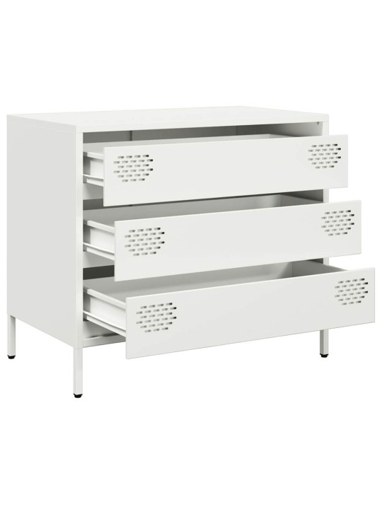 PUHVETKAPP VALGE 68X39X58,5 CM KÜLMVALTSITUD TERAS