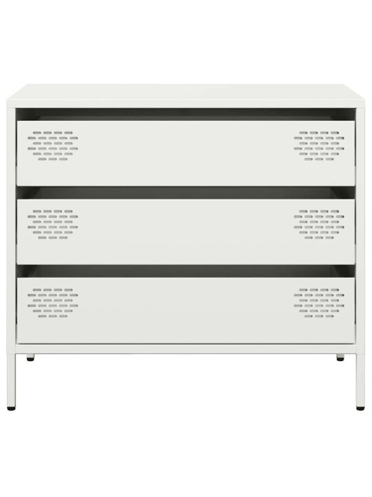 PUHVETKAPP VALGE 68X39X58,5 CM KÜLMVALTSITUD TERAS