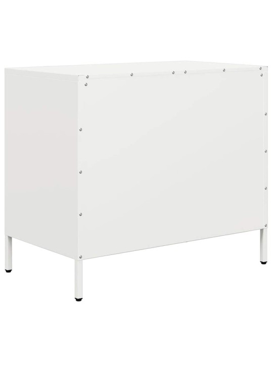 PUHVETKAPP VALGE 68X39X58,5 CM KÜLMVALTSITUD TERAS