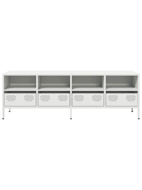 TELERIKAPP VALGE 135X39X43,5 CM KÜLMVALTSITUD TERAS