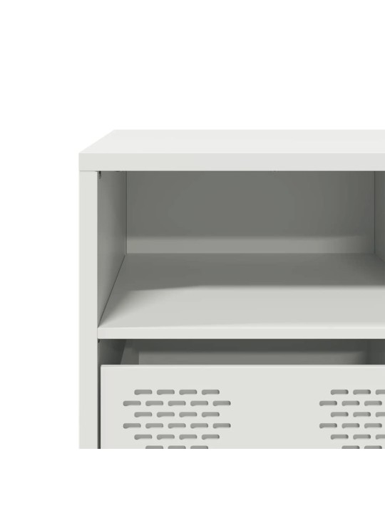 TELERIKAPP VALGE 135X39X43,5 CM KÜLMVALTSITUD TERAS