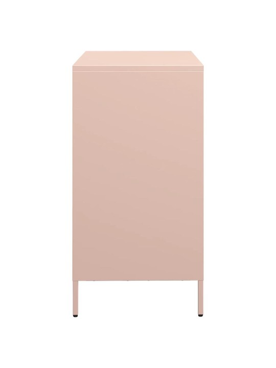 PUHVETKAPP ROOSA 68X39X73,5 CM KÜLMVALTSITUD TERAS